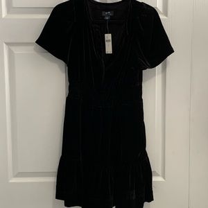 Maeve Somerset Velvet Mini Dress